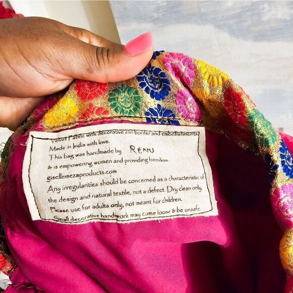 Banjara Ethnic Indian Embroidered Handmade Tribal Boho Tote Bag. - Picture 5 of 15